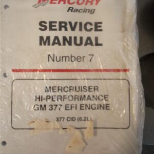 service manual	number 7	mercruiser hi performance gm 377 efi engine