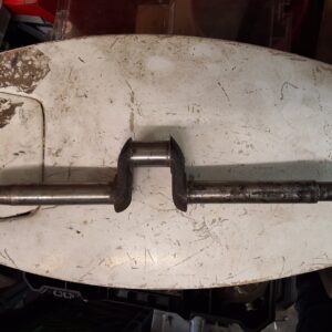 Row boat motor crank shaft