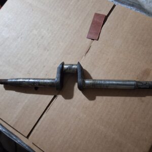 Antique row boat motor crank shaft