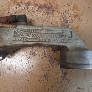 Evinrude row boat motot exhaust bracket