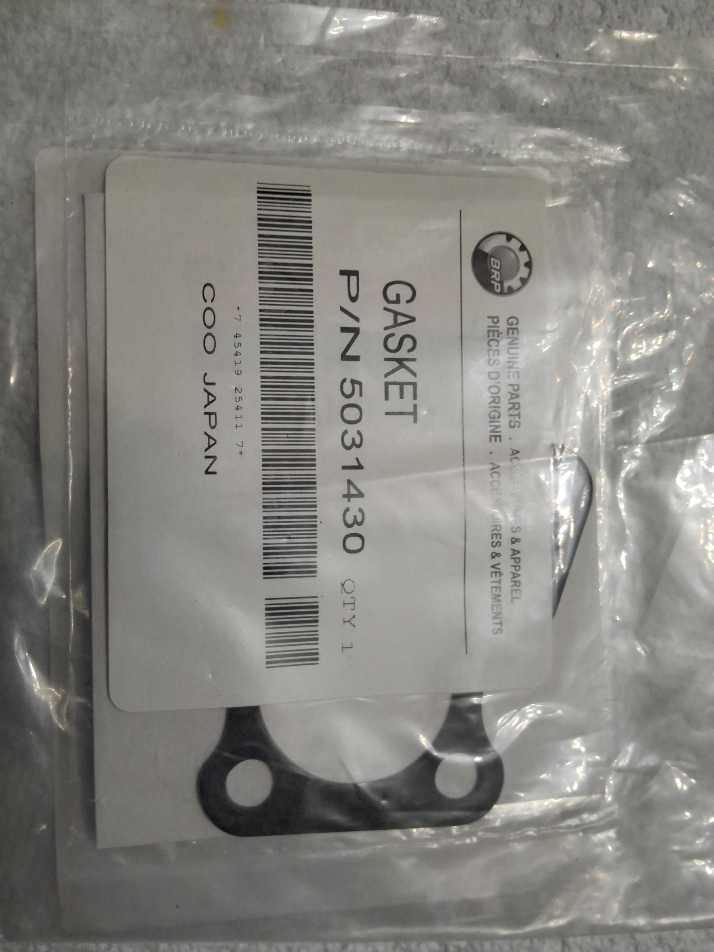 Omc gasket pt no 5031430