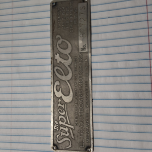 Elto identification plate