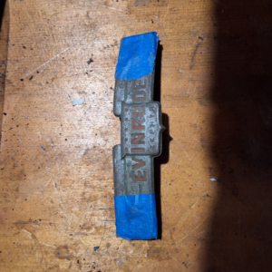 Evinrude Zephyr front plate