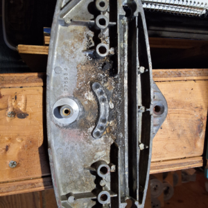 Omc control box back casing 377252