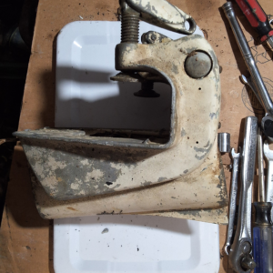 Montgomery Ward sea king transom clamp and swivel bracket