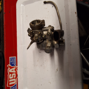 Johnson model  110 carburetor midel j