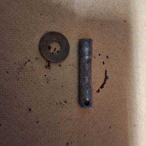 Elto rudder twin upper rudder pin